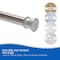 Kenney Mfg Twist & Fit No Tools Tension Shower Curtain Rod, 42-72in, Brushed Nickel KN609C/18HUS - alternate 5